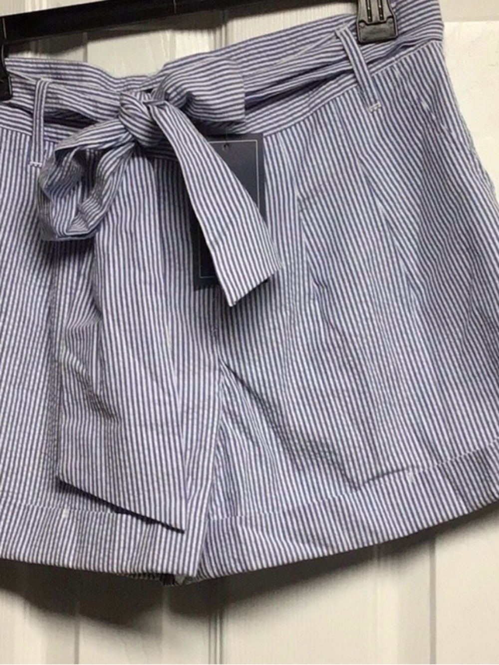 Lauren James Striped Pencil Skirt with Bow